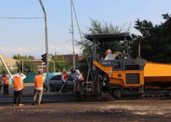 В Панфиловском районе преображаются дороги