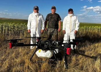 Дроны стали помощниками земледельцев в Жетiсу