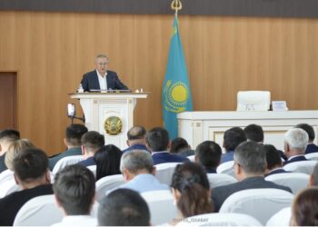 Аким области Жетісу встретился с жителями Каратальского района