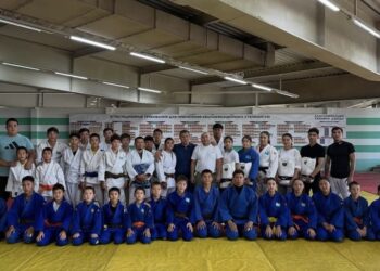 Юные дзюдоисты Жетісу получили новое экипирование от Mizuno