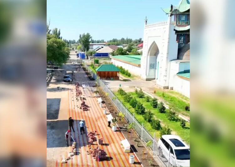У знаменитой Жаркентской мечети появится комфортная зона отдыха