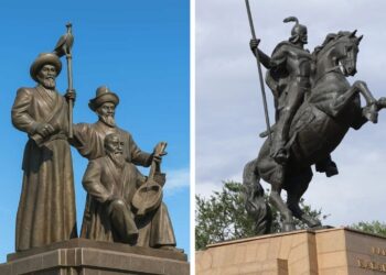 Памятники исторических личностей благоустраивают в Талдыкоргане