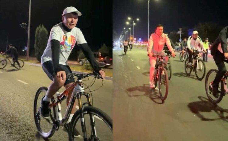 Аким Талдыкоргана примет участие в ночной велогонке