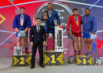 Полицейские Жетiсу стали призерами чемпионата страны по самбо