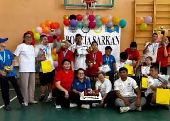 Годовщина секции бочча в Сарканском районе отмечена товарищеским турниром