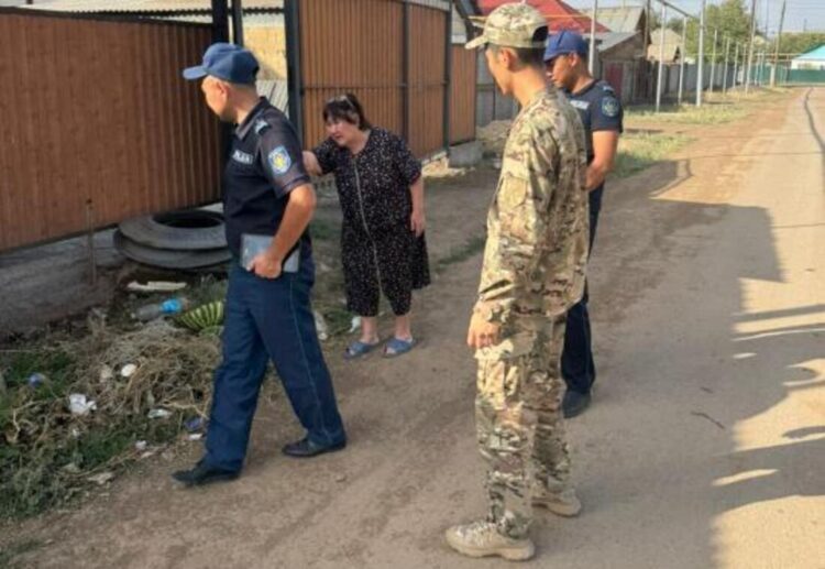 Санитарные рейды организованы в Кербулакском районе