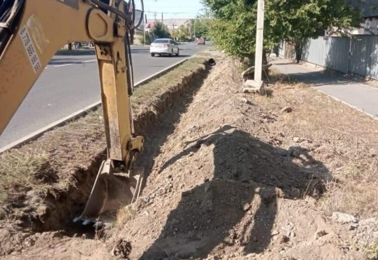 Арычную систему обновляют в Талдыкоргане