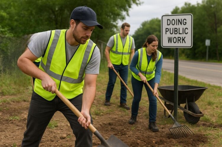 Хулиганов попросят «мести метлой, грести лопатой» — в КоАП РК появилась новая статья