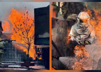 В Талдыкоргане ликвидирован пожар после повреждения газопровода