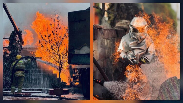 В Талдыкоргане ликвидирован пожар после повреждения газопровода