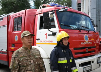 День открытых дверей прошел в пожарной части Талдыкоргана