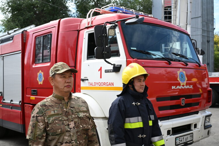 День открытых дверей прошел в пожарной части Талдыкоргана