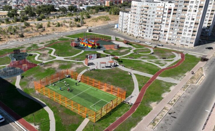 Новый парк появился в Талдыкоргане