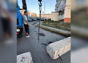 В Талдыкоргане провели разъяснительную работу по проблеме шлагбаумов