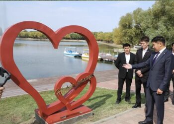 Молодёжь Талдыкоргана по-особенному выразила свою любовь к городу