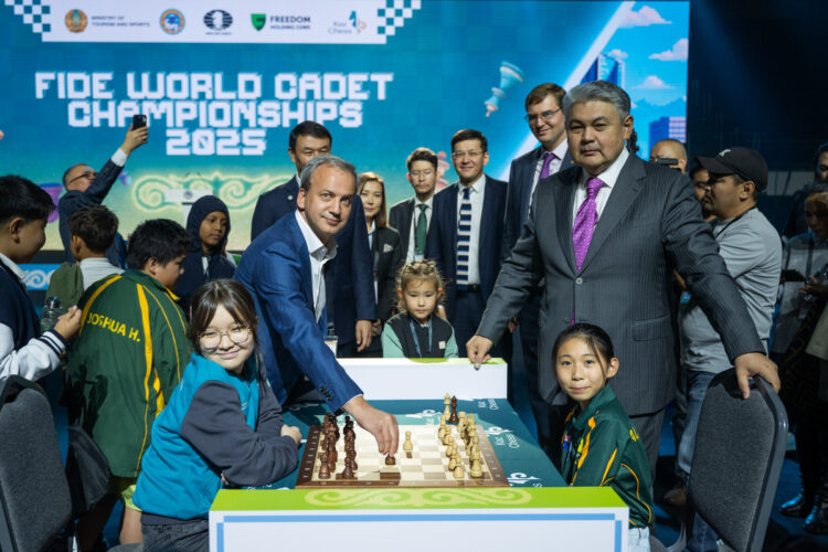 FIDE World Cadet Chess Championships 2025 стартовал в Казахстане
