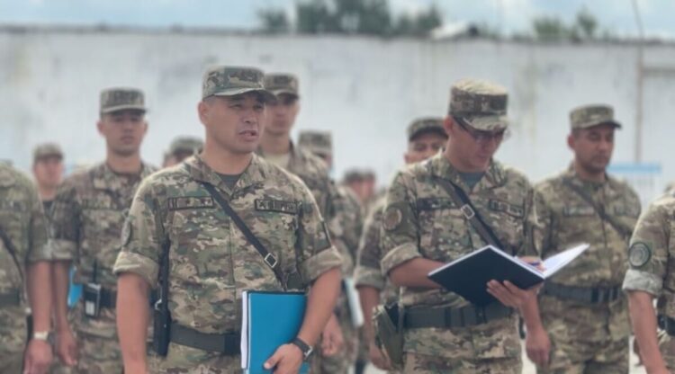 Военнослужащие прошли экспресс-тестирование в Жетiсу