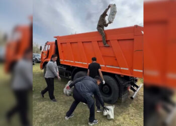 Очередной масштабный субботник организовали в Талдыкоргане