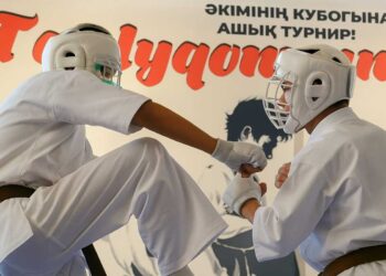 Юные каратисты оспаривали пальму первенства в Талдыкоргане