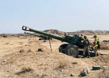 Артиллеристы провели боевые учения в Кербулакском районе