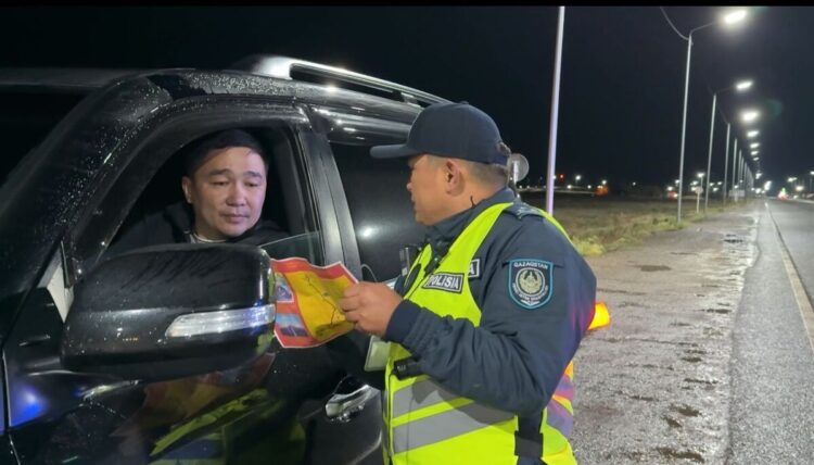 Ночные рейды на республиканских трассах организовали в Жетiсу