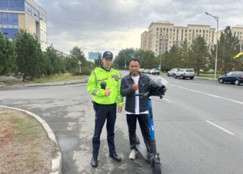 Полицейские Жетісу разъясняют, почему элекросамокат требует дисциплины и ответственности