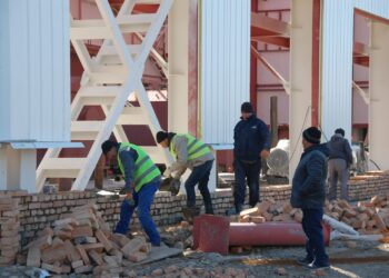 Современную котельную строят в Талдыкоргане