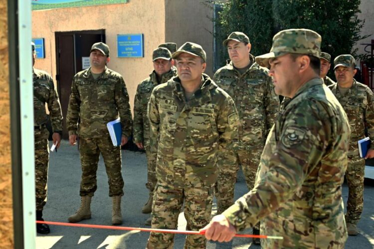 Министерство обороны проинспектировало воинские части на юге Казахстана