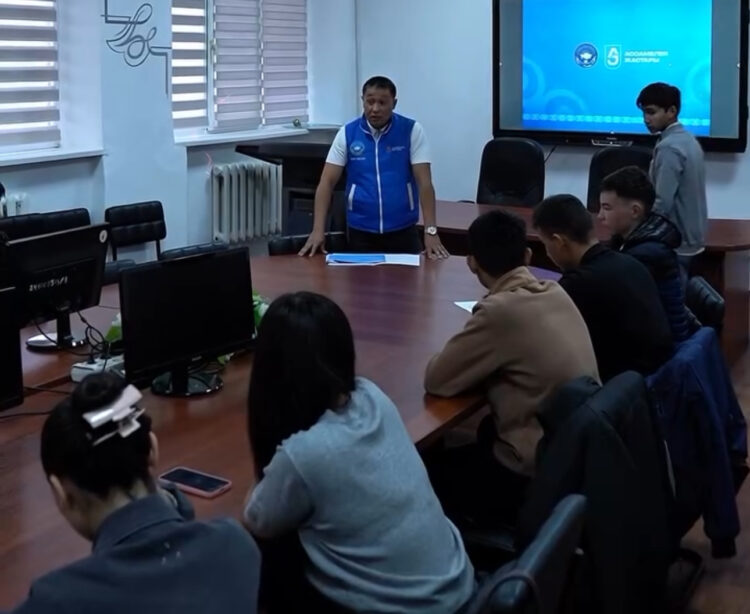 Стоп-кадр видео пресс-службы КГУ «Қоғамдық келісім»