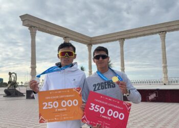 Спортсмены из Жетісу завоевали золото и серебро на Caspian Marathon 2025
