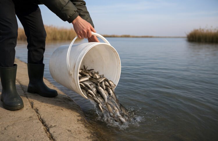 В Жетісу зарыбляют водоемы: выпущено более 750 тысяч мальков
