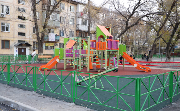 В Талдыкоргане завершилось благоустройство 11 дворов