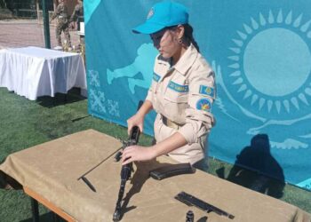 Студенты колледжей Жетiсу приняли участие в военно-патриотической игре