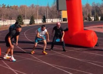 Кто сильнее в легкой атлетике выясняли военнослужащие в Талдыкоргане