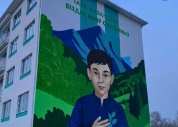 Мурал экологической направленности появился в Саркане