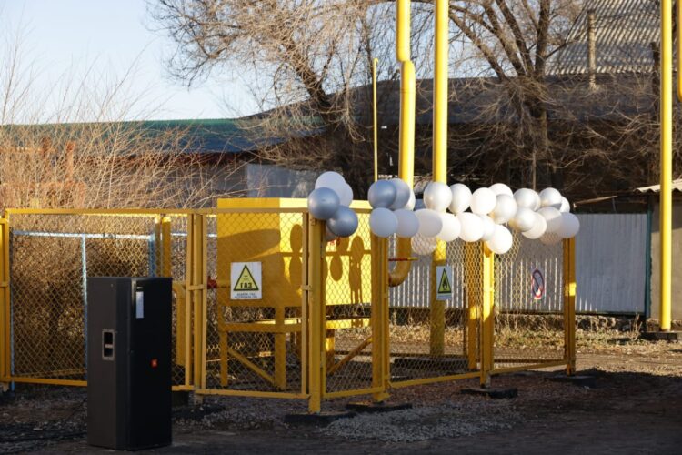 В Жетісу шесть сел подключили к природному газу