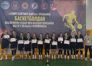 В Сарканском районе прошёл чемпионат Жетісу по баскетболу