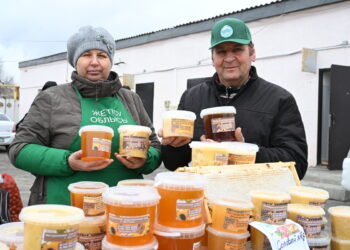 Большой выбор продукции предложили на ярмарке в Талдыкоргане