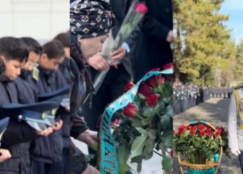 Подвиг капитана полиции Газиза Байтасова увековечили в Жетiсу