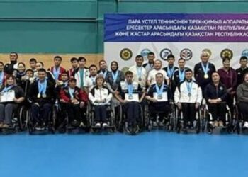 В Талдыкоргане прошли состязания по паратеннису