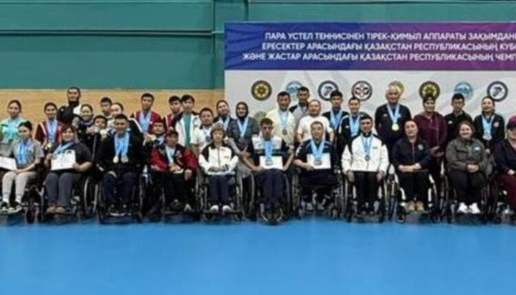 В Талдыкоргане прошли состязания по паратеннису