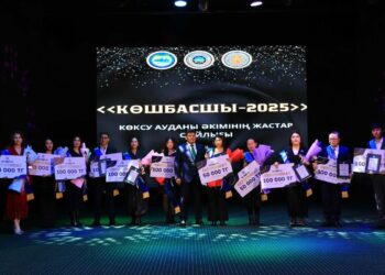 В Коксуском районе активной молодежи вручили премию «Көшбасшы-2025»