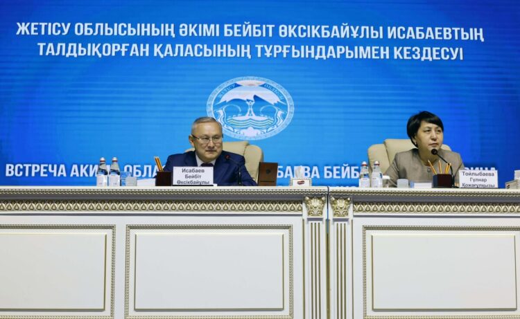Бейбит Исабаев встретился с жителями Талдыкоргана