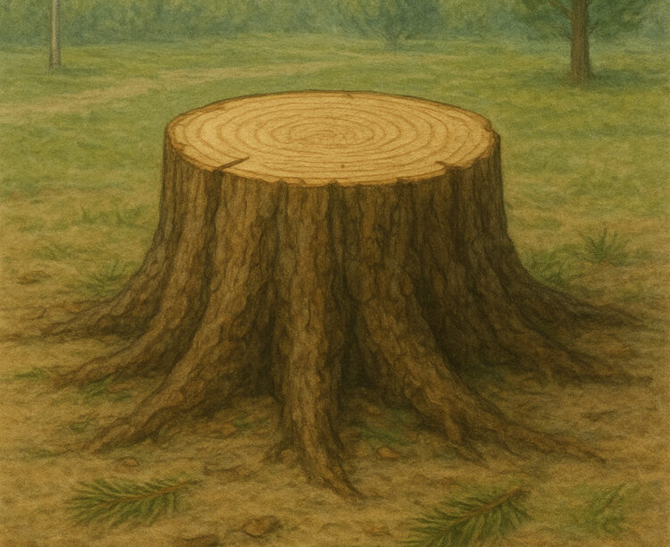 Жители Талдыкоргана подняли шум из-за пропавшей с улицы сосны