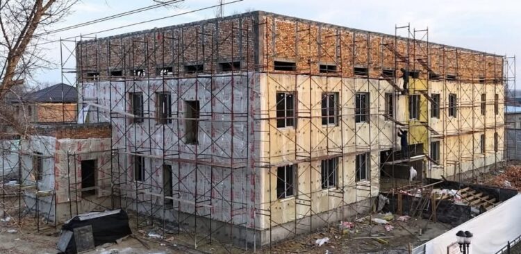 В селе Еркин строят дом культуры на 150 мест