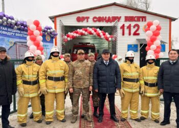 Первый добровольный пожарный пост открыли в Жетісу