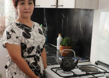 Один из микрорайонов Талдыкоргана  подключают  к газу