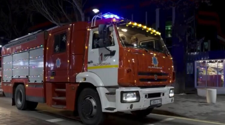 ДЧС области Жетісу провел необычную новогоднюю акцию