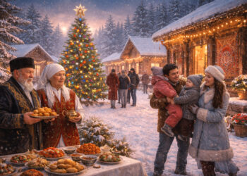 Новогодние традиции села Лепсинск