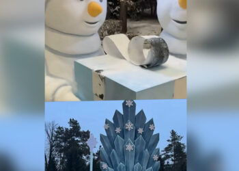 Новогодние инсталляции в Талдыкоргане испортили вандалы